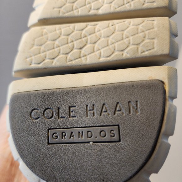 Men's Size 9 Cole Haan Zero Grand OS Grey Perforated Wingtip Oxfords … - Picture 12 of 12